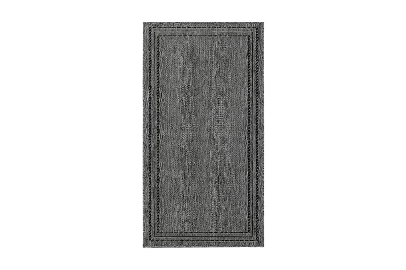 Numancia Frame Matta 80x150 cm Flatvävd - Antracit - Flatvävda mattor - Små mattor