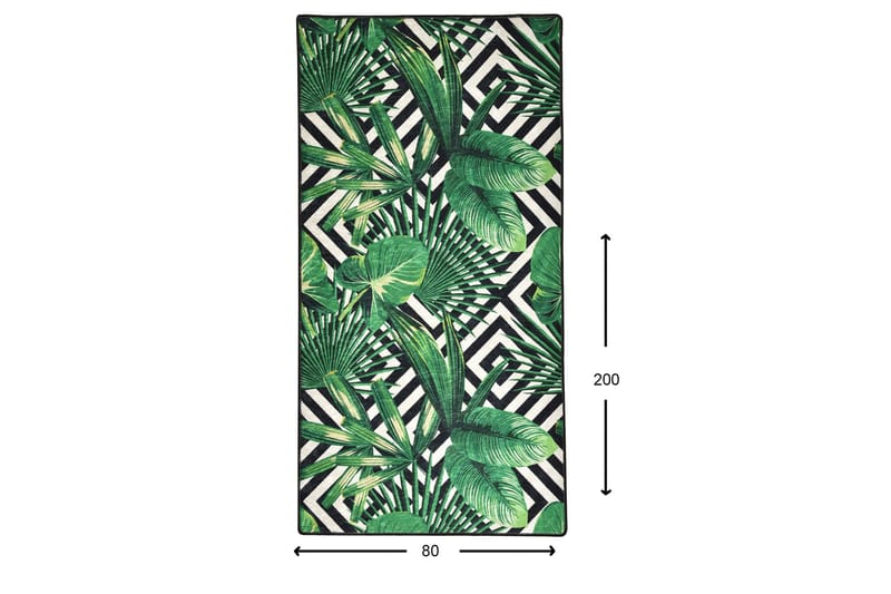 Serhat Entrematta 80x200 cm - Flerfärgad/Sammet - Textil & mattor - Mattor - Dörrmatta & hallmatta