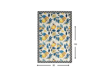 Sidrun Matta 80x150 cm - Flerfärgad/Sammet - Textil & mattor - Mattor - Små mattor