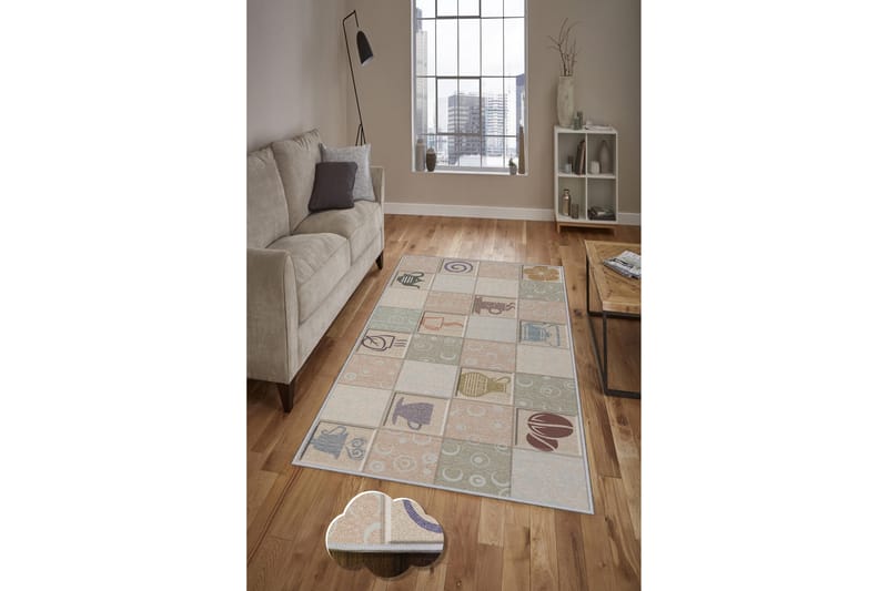 Tolunay Entrematta 80x200 cm - Flerfärgad - Textil & mattor - Mattor - Små mattor