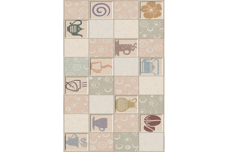 Tolunay Entrematta 80x200 cm - Flerfärgad - Textil & mattor - Mattor - Små mattor