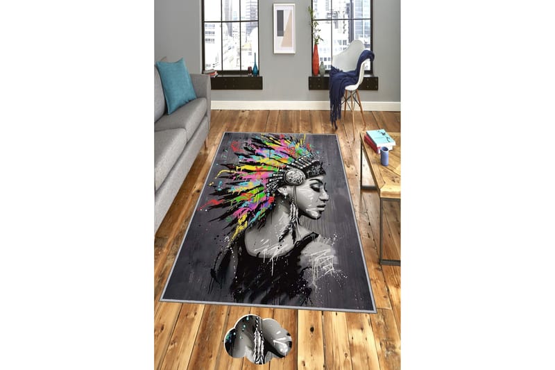 Tolunay Matta 80x150 cm - Flerfärgad - Textil & mattor - Mattor - Små mattor