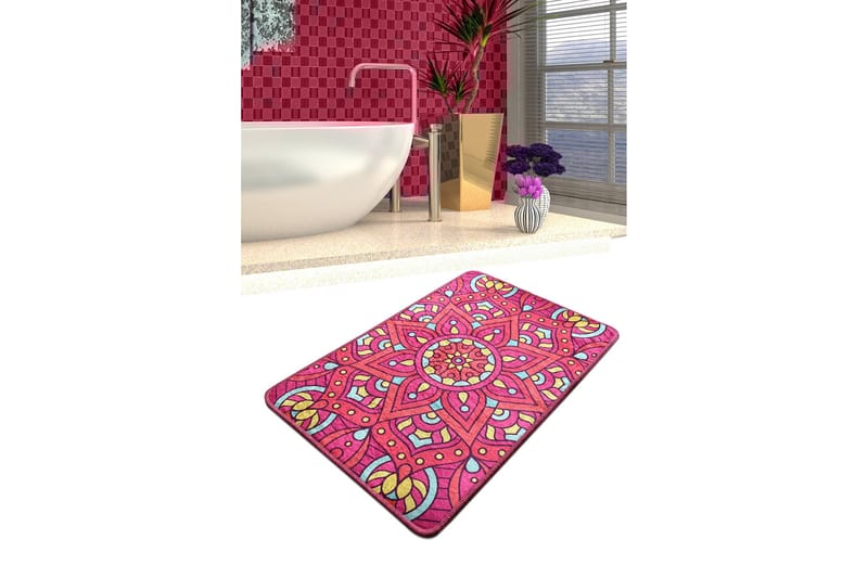 Tsakali Matta Oval 60x90 cm - Flerfärgad/Sammet - Textil & mattor - Mattor - Små mattor
