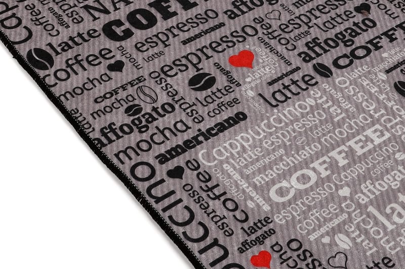 Tugrul Entrematta 60x140 cm - Grå/Sammet - Textil & mattor - Mattor - Små mattor