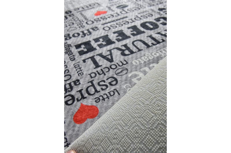 Tugrul Entrematta 60x140 cm - Grå/Sammet - Textil & mattor - Mattor - Små mattor