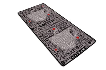 Tugrul Entrematta 60x140 cm - Grå/Sammet - Textil & mattor - Mattor - Små mattor