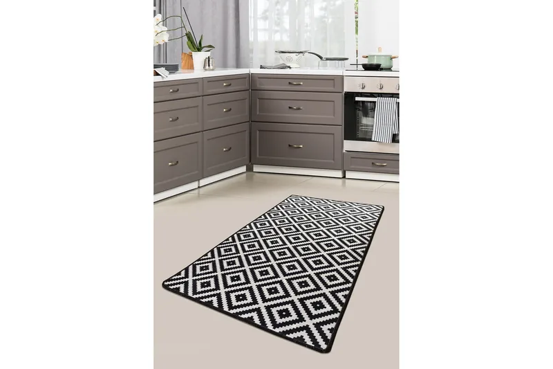 Umukara Entrematta 80x200 cm, Flerfärgad/Sammet