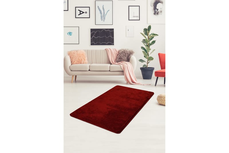Vigentino Entrematta 70x120 cm - Röd/Akryl - Dörrmatta & hallmatta - Små mattor