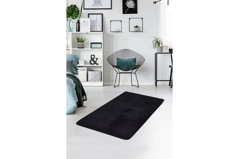 Vigentino Entrematta 70x120 cm, Svart/Akryl