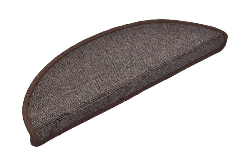 Trappstegsmattor 10 st 65x28 cm kaffebrun - Brun - Textil & mattor - Mattor - Specialmatta - Trappstegsmattor