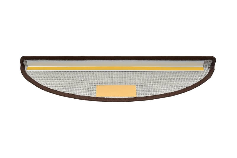 Trappstegsmattor 10 st 65x28 cm kaffebrun - Brun - Textil & mattor - Mattor - Specialmatta - Trappstegsmattor