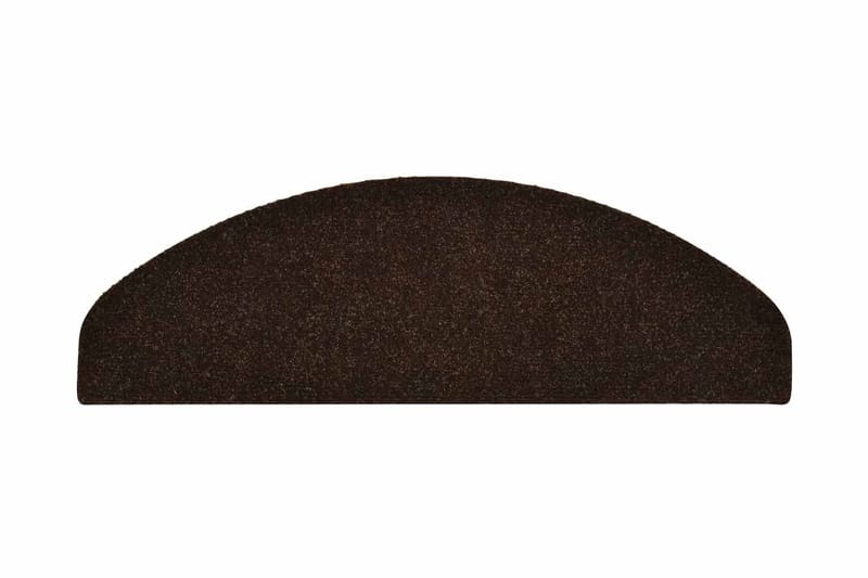 Trappstegsmattor självhäftande 10 st brun 65x21x4 cm brodyr - Brun - Textil & mattor - Mattor - Specialmatta - Trappstegsmattor