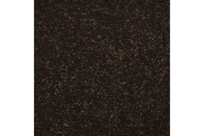Trappstegsmattor självhäftande 10 st mörkbrun 56x17x3 cm bro - Brun - Textil & mattor - Mattor - Specialmatta - Trappstegsmattor