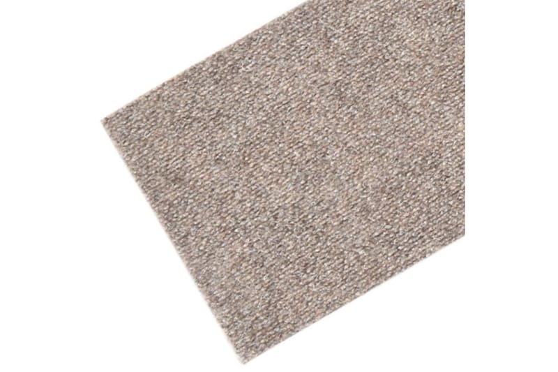 Trappstegsmattor självhäftande 15 st 76x20 cm gräddvit - Vit - Textil & mattor - Mattor - Specialmatta - Trappstegsmattor