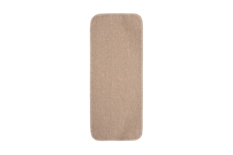 Trappstegmattor 15 st 60x25 cm beige halkfri - Beige - Textil & mattor - Mattor - Specialmatta - Trappstegsmattor
