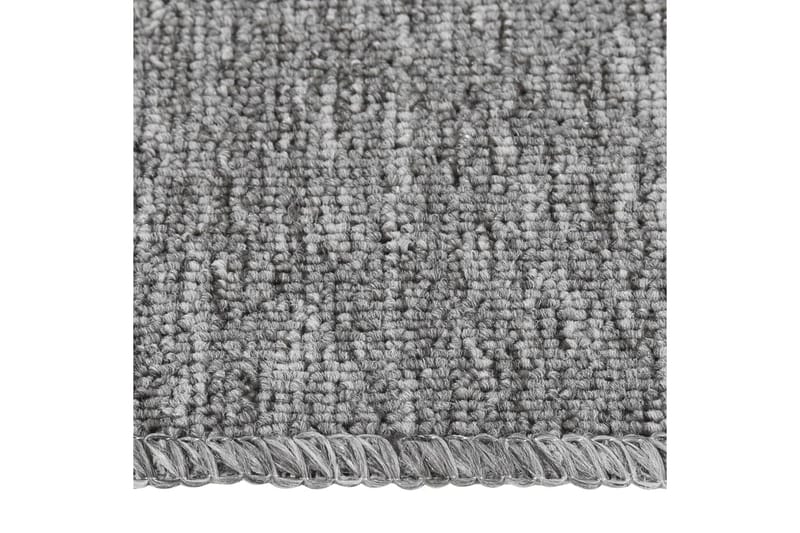 Trappstegmattor 15 st 60x25 cm grå halkfri - Grå - Textil & mattor - Mattor - Specialmatta - Trappstegsmattor
