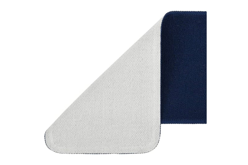 Trappstegmattor 15 st 60x25 cm marinblå halkfri - Blå - Textil & mattor - Mattor - Specialmatta - Trappstegsmattor