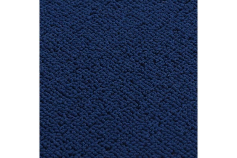 Trappstegmattor 15 st 60x25 cm marinblå halkfri - Blå - Textil & mattor - Mattor - Specialmatta - Trappstegsmattor