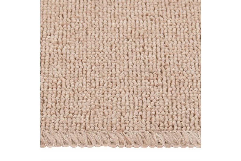 Trappstegmattor 15 st 75x20 cm beige halkfri - Beige - Textil & mattor - Mattor - Specialmatta - Trappstegsmattor