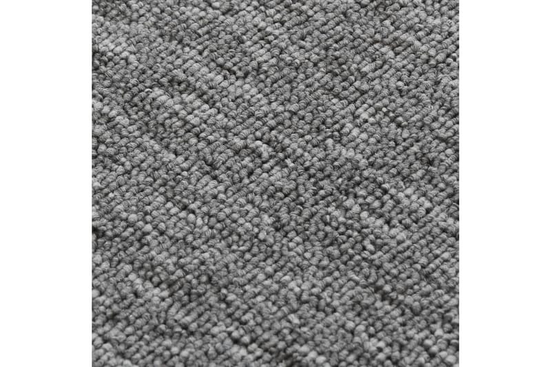 Trappstegmattor 15 st 75x20 cm grå halkfri - Grå - Textil & mattor - Mattor - Specialmatta - Trappstegsmattor
