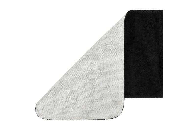Trappstegmattor 15 st 75x20 cm svart halkfri - Svart - Textil & mattor - Mattor - Specialmatta - Trappstegsmattor
