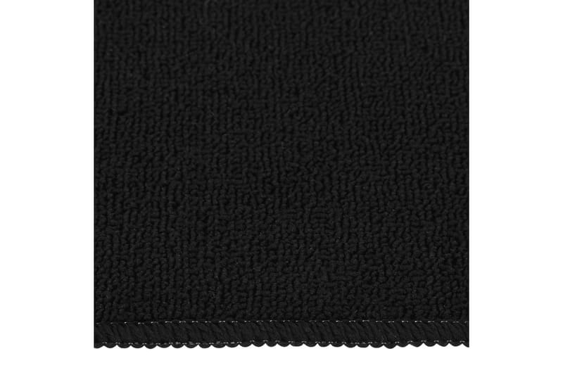 Trappstegmattor 15 st 75x20 cm svart halkfri - Svart - Textil & mattor - Mattor - Specialmatta - Trappstegsmattor