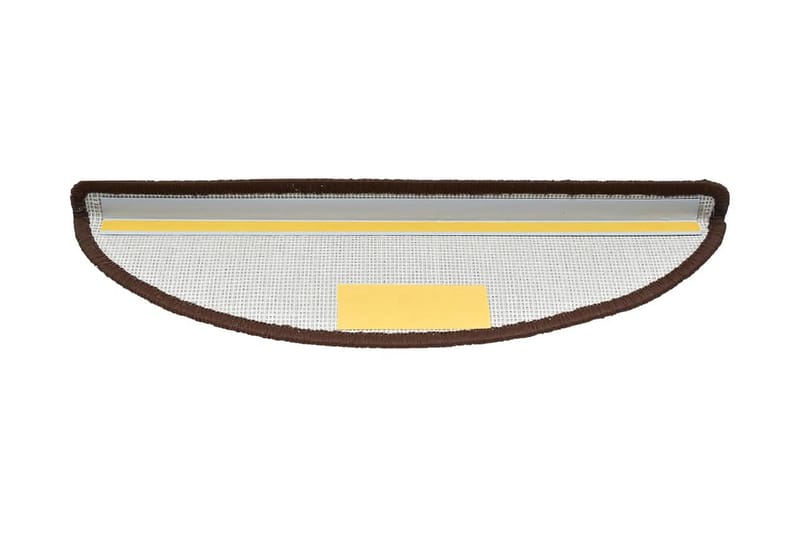 Trappstegsmattor 10 st 56x20 cm brun - Brun - Textil & mattor - Mattor - Specialmatta - Trappstegsmattor