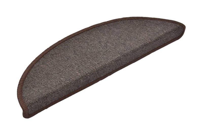 Trappstegsmattor 10 st 56x20 cm kaffebrun - Brun - Textil & mattor - Mattor - Specialmatta - Trappstegsmattor