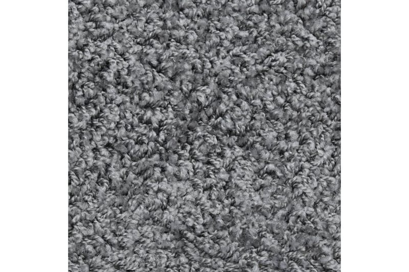 Trappstegsmattor 10 st 65x25 cm grå - Grå - Textil & mattor - Mattor - Specialmatta - Trappstegsmattor