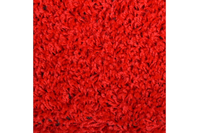 Trappstegsmattor 10 st 65x25 cm röd - Röd - Trappstegsmattor