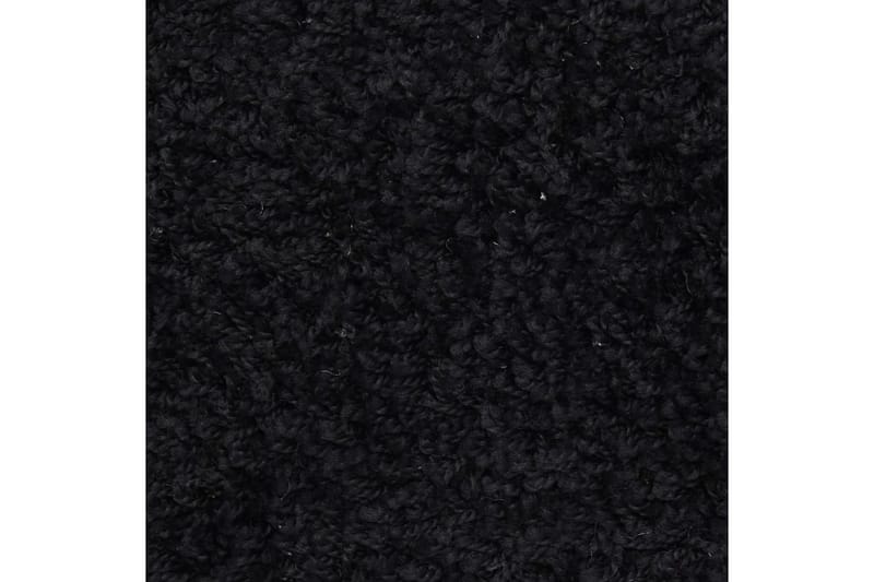 Trappstegsmattor 10 st 65x25 cm svart - Svart - Textil & mattor - Mattor - Specialmatta - Trappstegsmattor