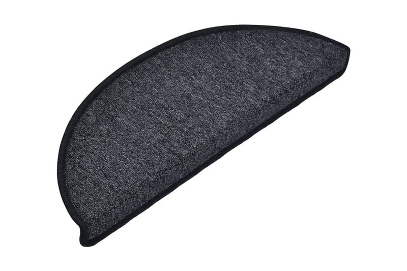 Trappstegsmattor 10 st 65x28 cm mörkgrå - Grå - Textil & mattor - Mattor - Specialmatta - Trappstegsmattor