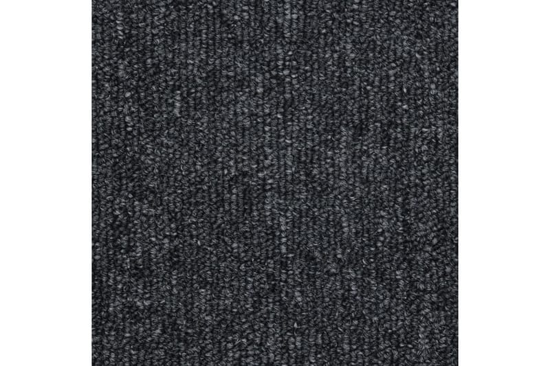 Trappstegsmattor 10 st 65x28 cm mörkgrå - Grå - Textil & mattor - Mattor - Specialmatta - Trappstegsmattor