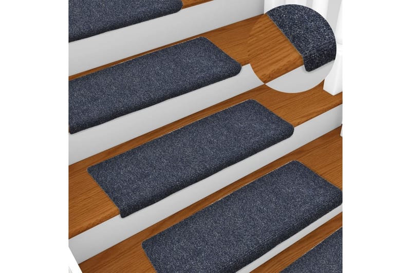 Trappstegsmattor 10 st antracit 65x25 cm brodyr - Grå - Textil & mattor - Mattor - Specialmatta - Trappstegsmattor