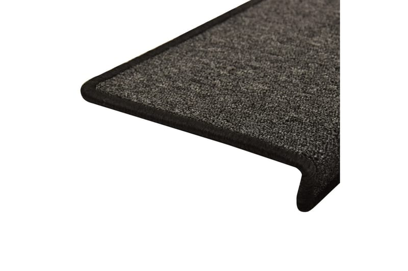 Trappstegsmattor 15 st 65x25 cm antracit - Grå - Textil & mattor - Mattor - Specialmatta - Trappstegsmattor