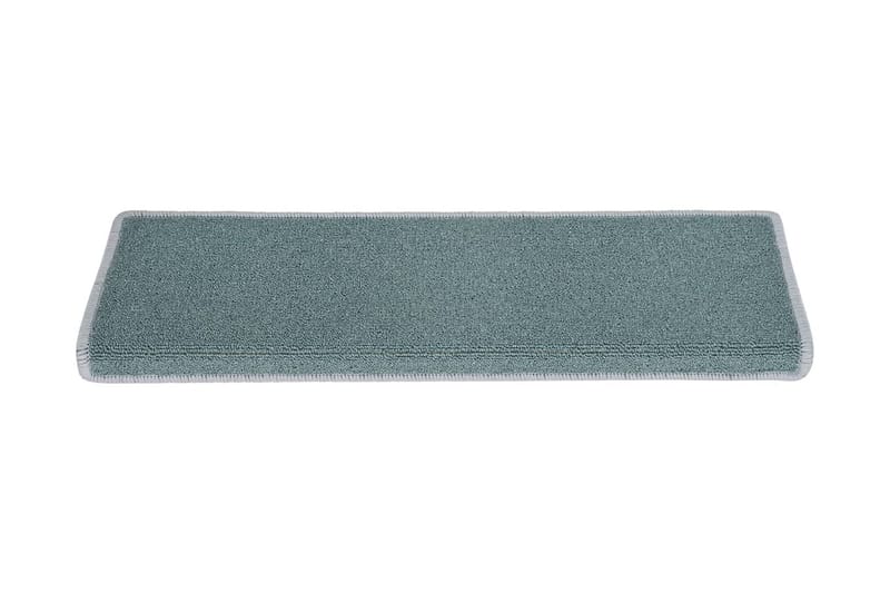 Trappstegsmattor 15 st 65x25 cm blå - Blå - Textil & mattor - Mattor - Specialmatta - Trappstegsmattor