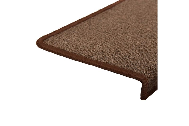 Trappstegsmattor 15 st 65x25 cm brun - Brun - Textil & mattor - Mattor - Specialmatta - Trappstegsmattor
