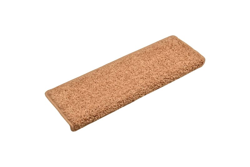 Trappstegsmattor 15 st 65x25 cm brun - Brun - Textil & mattor - Mattor - Specialmatta - Trappstegsmattor