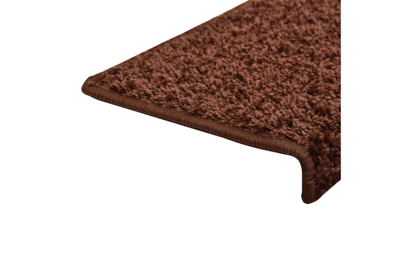 Trappstegsmattor 15 st 65x25 cm brun - Brun - Textil & mattor - Mattor - Specialmatta - Trappstegsmattor