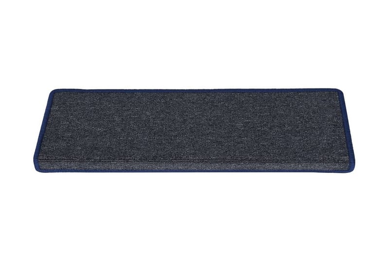 Trappstegsmattor 15 st 65x25 cm grå och blå - Flerfärgad - Textil & mattor - Mattor - Specialmatta - Trappstegsmattor