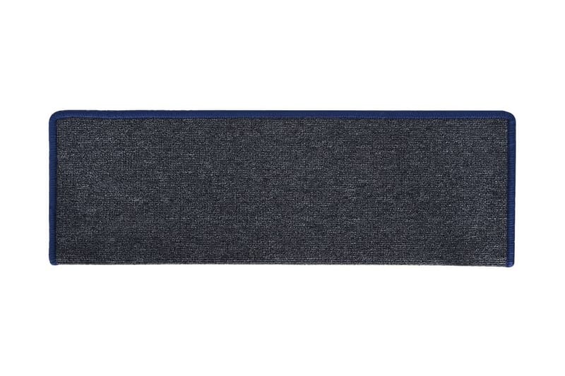 Trappstegsmattor 15 st 65x25 cm grå och blå - Flerfärgad - Textil & mattor - Mattor - Specialmatta - Trappstegsmattor