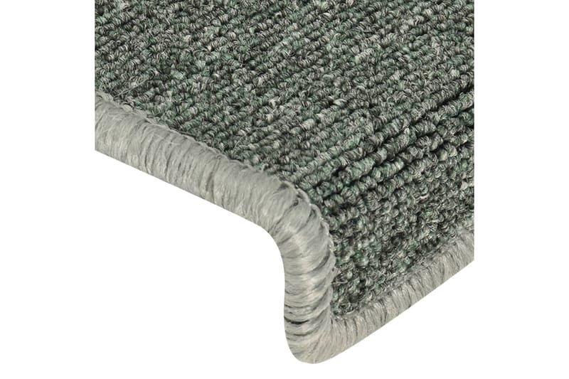 Trappstegsmattor 15 st 65x25 cm grön - Grön - Textil & mattor - Mattor - Specialmatta - Trappstegsmattor