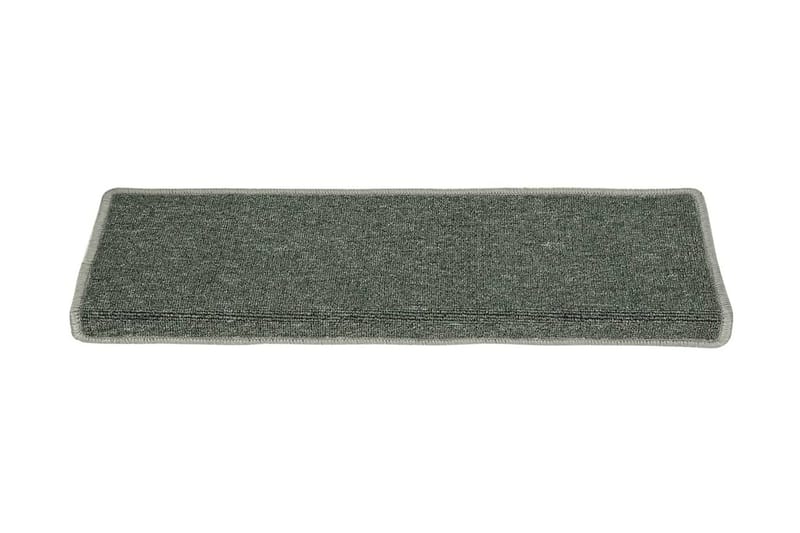 Trappstegsmattor 15 st 65x25 cm grön - Grön - Textil & mattor - Mattor - Specialmatta - Trappstegsmattor