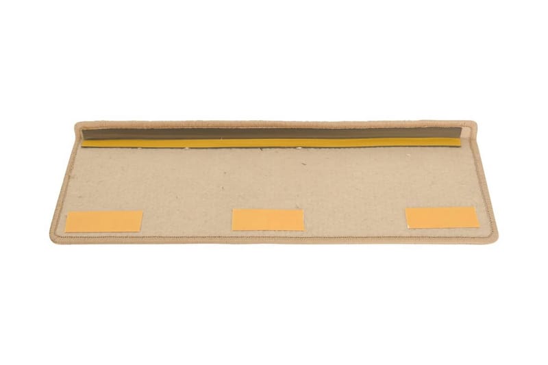 Trappstegsmattor 15 st 65x25 cm guld - Guld - Textil & mattor - Mattor - Specialmatta - Trappstegsmattor