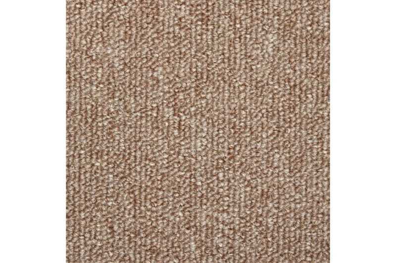 Trappstegsmattor 15 st 65x25 cm ljusbrun - Brun - Textil & mattor - Mattor - Specialmatta - Trappstegsmattor