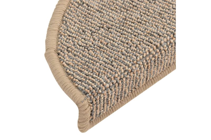 Trappstegsmattor 15 st brun 56x17x3 cm - Brun - Textil & mattor - Mattor - Specialmatta - Trappstegsmattor