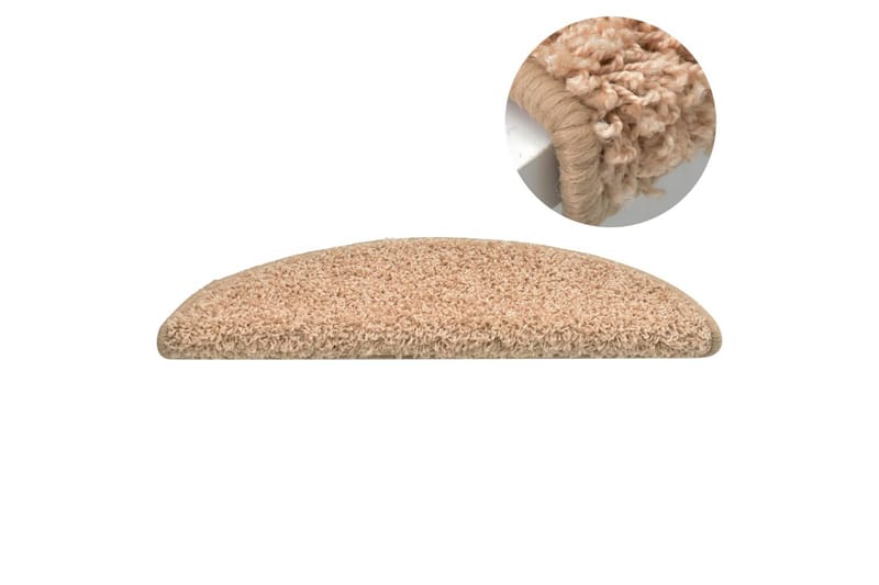 Trappstegsmattor 15 st guld 56x17x3 cm - Guld - Textil & mattor - Mattor - Specialmatta - Trappstegsmattor