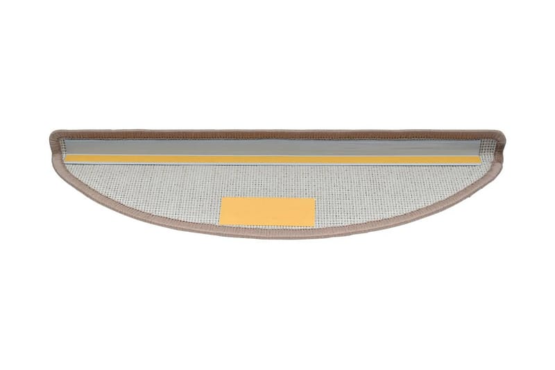 Trappstegsmattor 15 st ljusbrun 56x17x3 cm - Brun - Textil & mattor - Mattor - Specialmatta - Trappstegsmattor