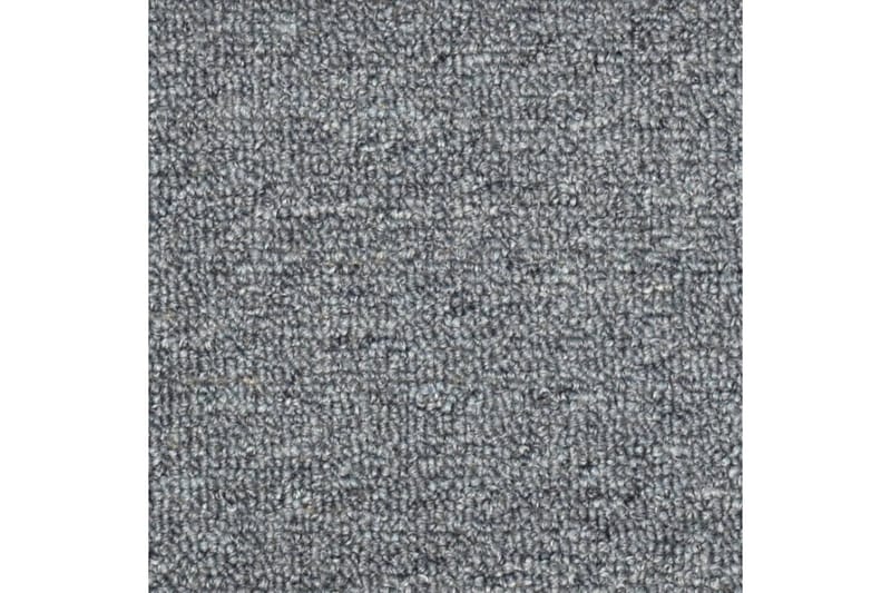 Trappstegsmattor 15 st ljusgrå och blå 65x24x4 cm - Grå - Textil & mattor - Mattor - Specialmatta - Trappstegsmattor