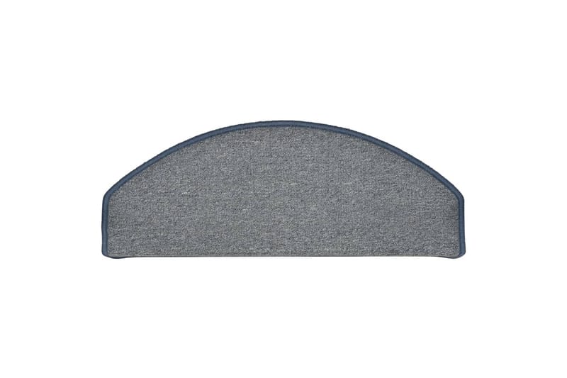 Trappstegsmattor 15 st ljusgrå och blå 65x24x4 cm - Grå - Textil & mattor - Mattor - Specialmatta - Trappstegsmattor